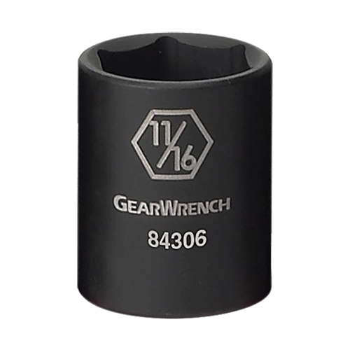 Socket, Impact, 3/4", 3/8" Drive, 6 Points Mukwa Safety Services