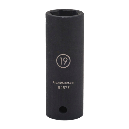 Socket, Impact, 24 mm, 1/2" Drive, 6 Points, Deep Mukwa Safety Services