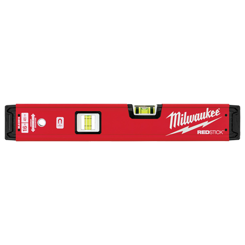 Niveau Redstick, Boîte, 1,33' lo, Acier, 2, Magn&eacute;tique Mukwa Safety Services