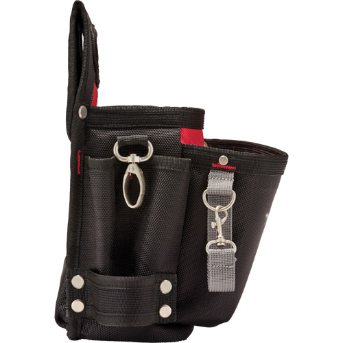 Poche de travail pour &eacute;lectricien, Nylon, 15 pochettes, Noir Mukwa Safety Services
