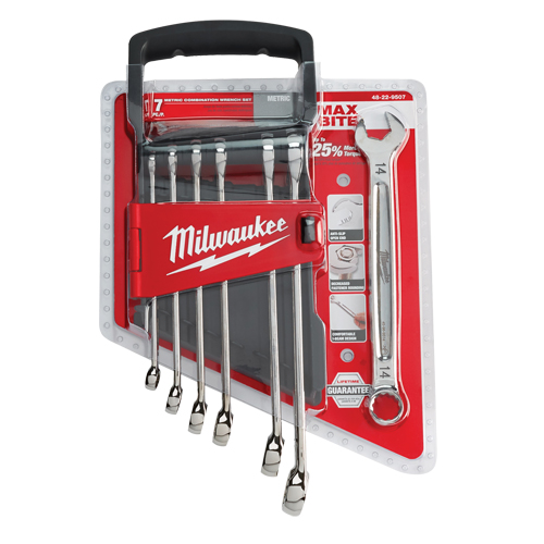 Jeu de cl&eacute;s mixtes, Combinaison, 7 morceaux, M&eacute;trique Mukwa Safety Services