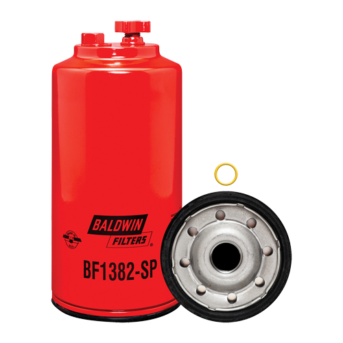 BF1382-SP Filtre &agrave; carburant s&eacute;parateur d'eau &agrave; visser avec drain & orifice pour capteur Mukwa Safety Services