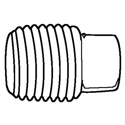 Pipe Plugs (Square Head), 1/8" Dia., Brass Mukwa Safety Services