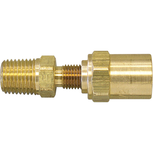 Fittings - Reusable Hose Fittings, 9/16" Dia., Brass Mukwa Safety Services