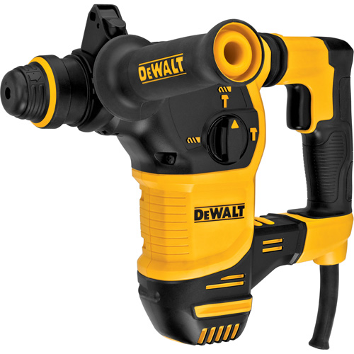 Marteau rotatif SDS Plus en forme de L, 3/16" - 7/8", 8,5 A, 0-5200 coups/min Coups/min, 0-1150 tr/min Tr/min, 2,58 lb-pi Mukwa Safety Services