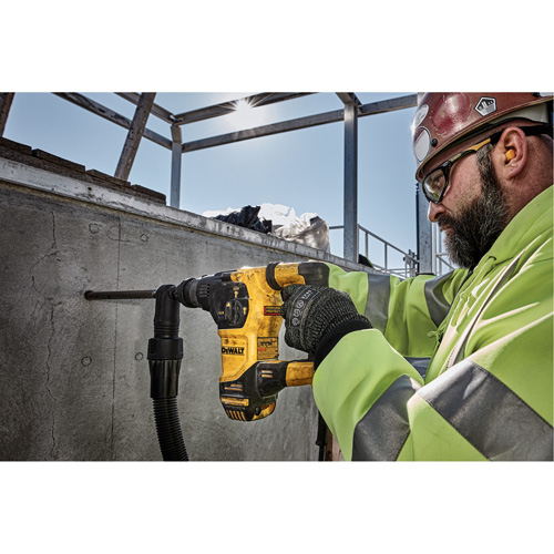 Marteau rotatif SDS Plus en forme de L, 3/16" - 7/8", 8,5 A, 0-5200 coups/min Coups/min, 0-1150 tr/min Tr/min, 2,58 lb-pi Mukwa Safety Services