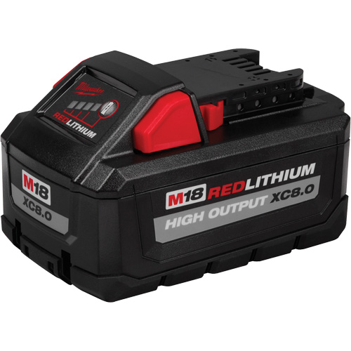 M18 Redlithium High Output XC8.0 Battery Pack, Lithium-Ion, 18 V, 8.0 Ah Mukwa Safety Services