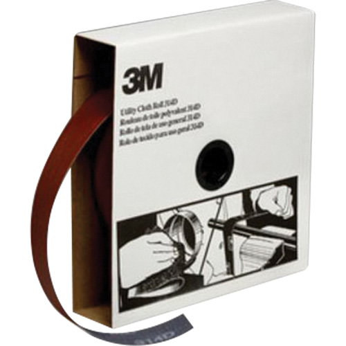 Rouleau de toile abrasive utilitaire, Oxyde d'aluminium, 1-1/2" la x 150' lo, Grain P400 Mukwa Safety Services