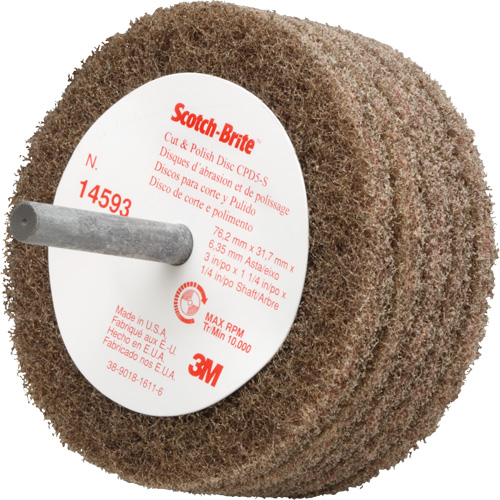 Scotch-Brite Cut & Polish Disc, 3" Dia. Mukwa Safety Services