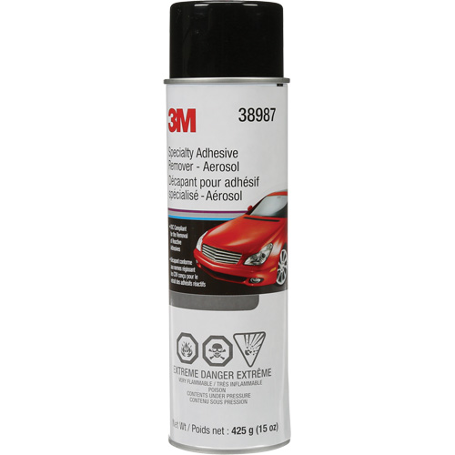 Dissolvant d'adh&eacute;sif sp&eacute;cialis&eacute;, 15 oz liq., Canette a&eacute;rosol Mukwa Safety Services