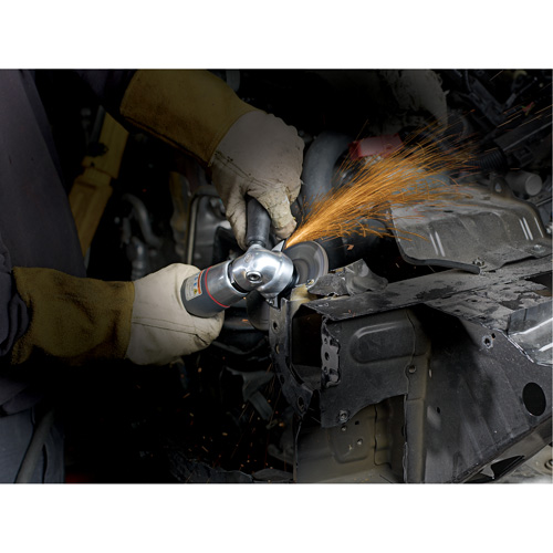Meuleuse angulaire de s&eacute;rie Max, Roue 5"/4-1/2", Entr&eacute;e 1/4" NPT, 12 000 Tr/min Mukwa Safety Services