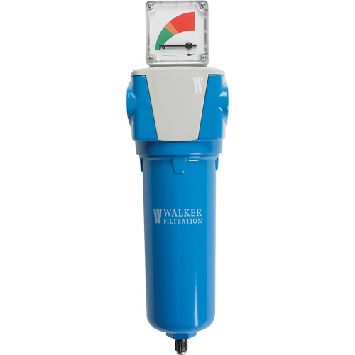 Coalescing Pre-Filter with Differential Gauge, Standard, 1" NPT, Automatic Drain, For Dust/Particles Mukwa Safety Services