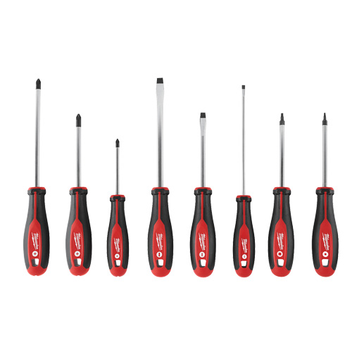 Screwdriver Set with Square Drive, 8 Pcs., Magnetic Mukwa Safety Services