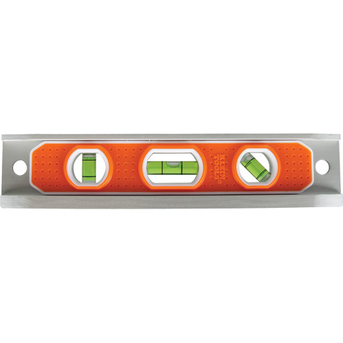 Torpedo Level, 9" L, Aluminum, 3 Vials, Magnetic Mukwa Safety Services