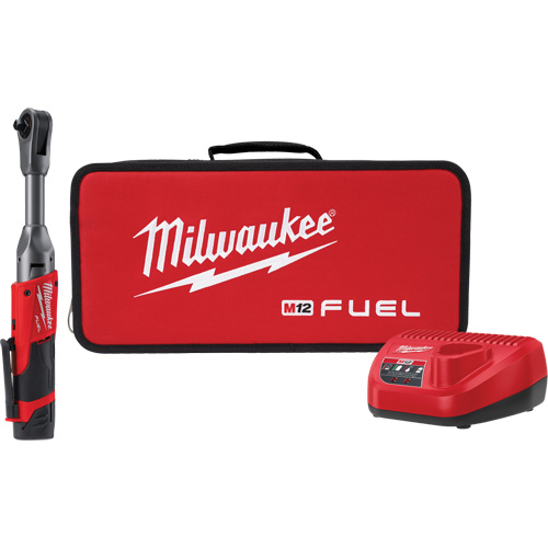 M12 Fuel Extended Reach Ratchet Kit, 12 V, 3/8" Drive Mukwa Safety Services
