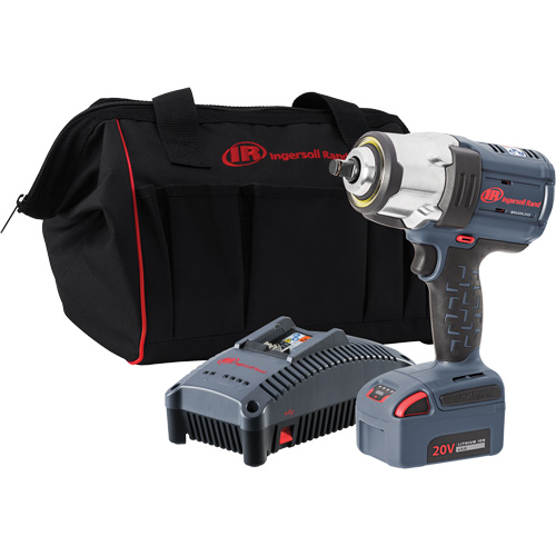 IQv20 High Torque Cordless Impact Wrench Kit, 20 V, 1/2" Socket Mukwa Safety Services