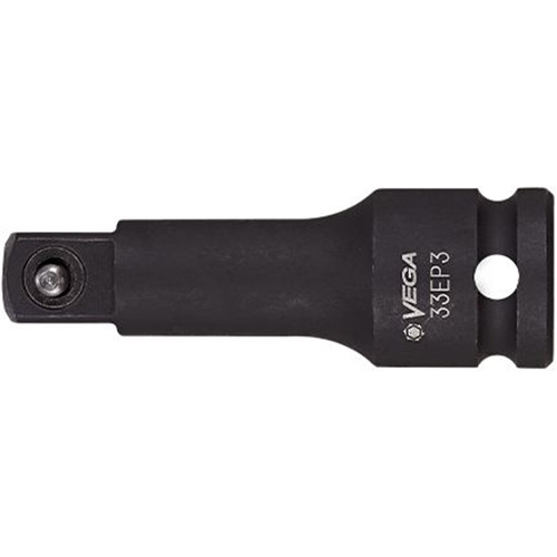 Ball Lock Socket Extension, Impact, 1/2" Drive, 2" L Mukwa Safety Services