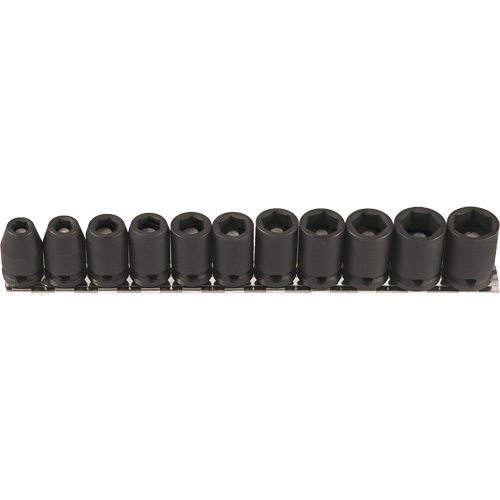 Jeu de douilles magn&eacute;tiques, 11 Mcx, Chocs, Prise de 3/8" Mukwa Safety Services