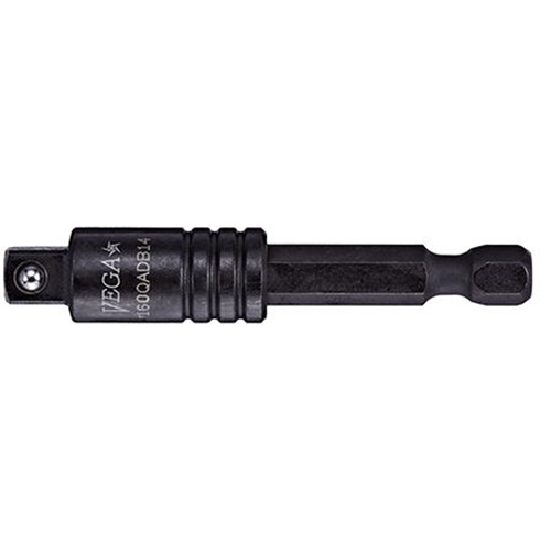 Quick Release Adapter & Extension, 1/4" Drive Size, 1/4" Male Size, Ball, 3" L Mukwa Safety Services