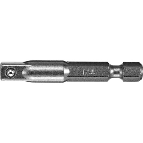 Adapter & Extension, 1/4" Drive Size, 1/4" Male Size, Pin, 8" L Mukwa Safety Services