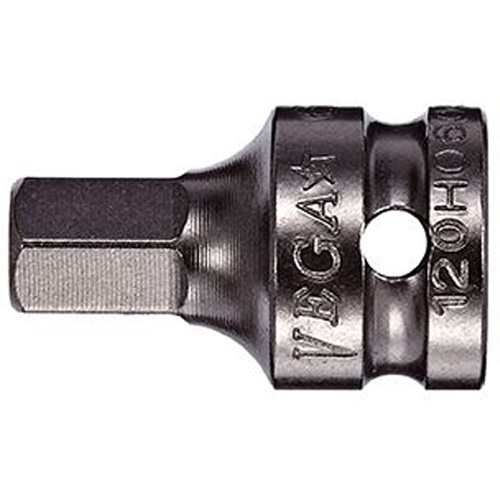 Socket Bit, Hex, 3 mm x 3/4" L, 1/4" Drive Mukwa Safety Services