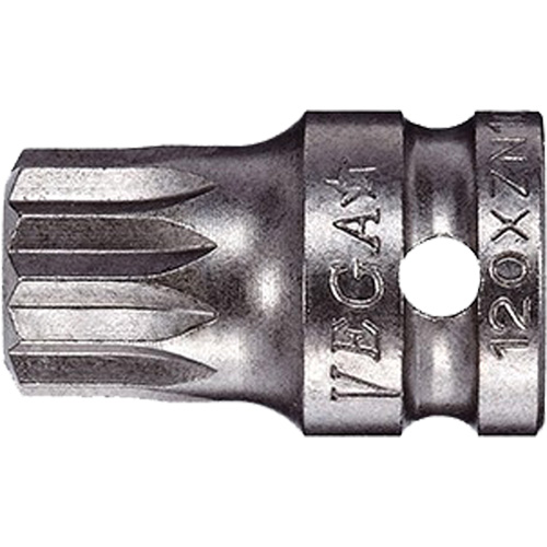 Socket Bit, Triple Square, 5 x 3/4" L, 1/4" Drive Mukwa Safety Services