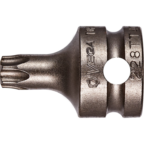 Socket Bit, Torx&reg; Tamper, 25 x 1" L, 3/8" Drive Mukwa Safety Services