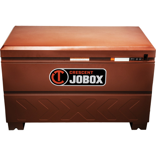 Site-Vault Chest, 48" x 30" x 36-3/4", Steel, Orange Mukwa Safety Services