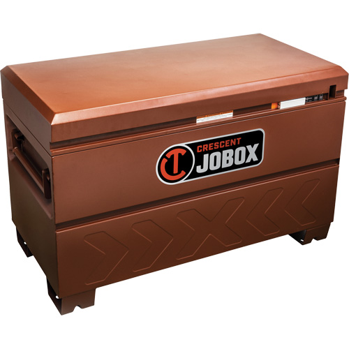 Site-Vault Chest, 48" x 30" x 36-3/4", Steel, Orange Mukwa Safety Services