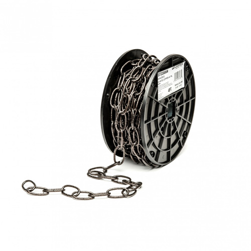 Decorator Chain, Carbon Steel, #10 x 40' (12.2 m) L, 35 lbs. (0.0175 tons) Load Capacity Mukwa Safety Services