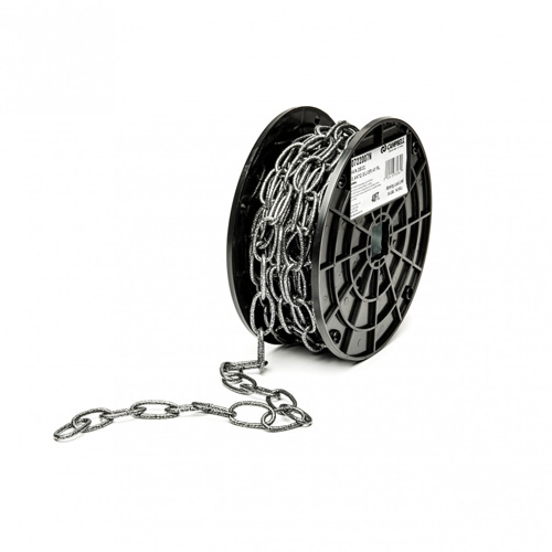 Decorator Chain, Carbon Steel, #10 x 40' (12.2 m) L, 35 lbs. (0.0175 tons) Load Capacity Mukwa Safety Services