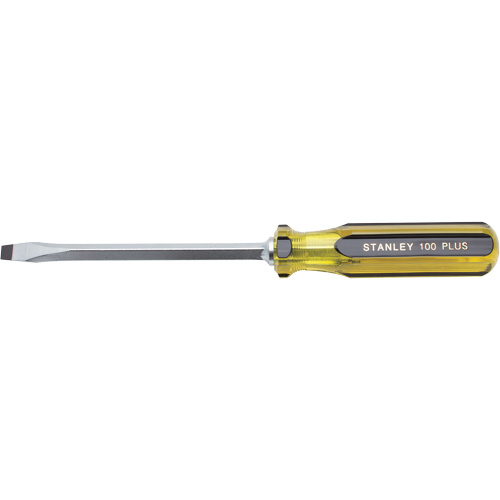 Tournevis pour &eacute;crous &agrave; fente 100 PLUS, Tige de 5/16", Carr&eacute;e, 11-1/8" lo, Prise en Plastique Mukwa Safety Services