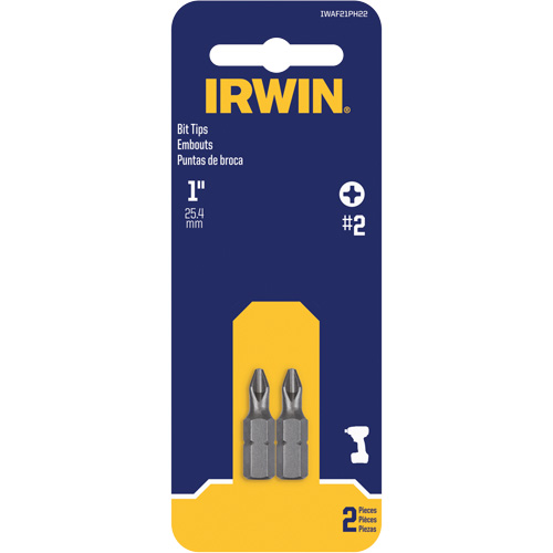 Insert Bits, Phillips, #2, 1/4" Drive Mukwa Safety Services