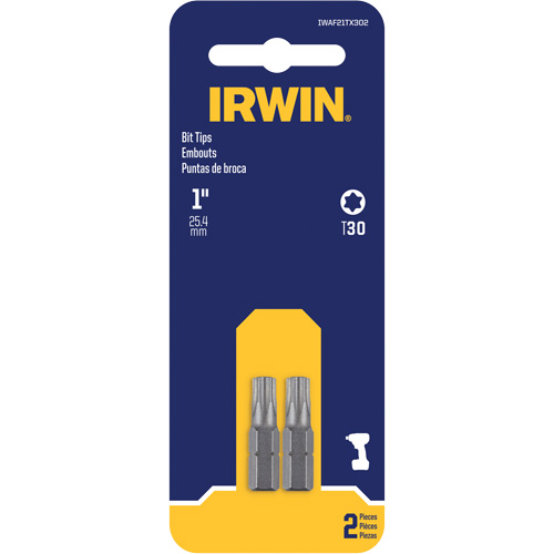 Insert Bits, Torx, T-30, 1/4" Drive Mukwa Safety Services