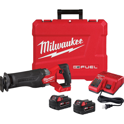 M18 Fuel Sawzall&reg; Reciprocating Saw Kit, 18 V, Lithium-Ion Battery, 3000 SPM Mukwa Safety Services