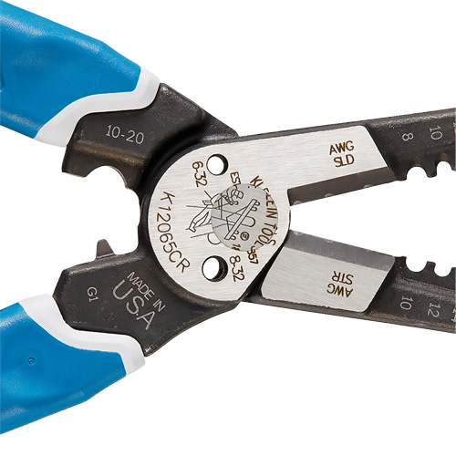 Outil polyvalent Klein-Kurve pour d&eacute;nuder, couper et sertir les fils, 8-1/4" lo, 8 - 20 AWG Mukwa Safety Services