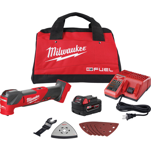 Ensemble d'outil polyvalent oscillant M18 Fuel, 18 V, Lithium-ion Mukwa Safety Services