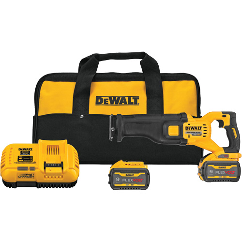 Ensemble de scie alternative sans balai FlexVolt Max, 60 V, Lithium-ion Bloc-pile, 0-3000 coups/min Mukwa Safety Services