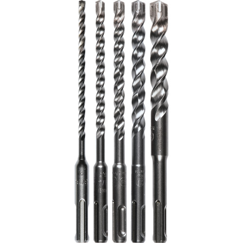 SDS-Plus 3-Cutter Bit Set, 5 Pieces, Carbide Mukwa Safety Services