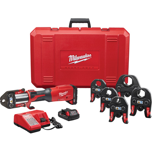 Ensemble d'outil de sertissage M18 Force Logic avec One-Key et m&acirc;choires CTS, 1/2" - 2", Motoris&eacute; Mukwa Safety Services