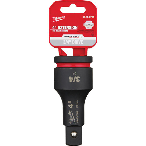 Rallonge pour douille Shockwave Impact Duty, Chocs, Prise 3/4", 4" lo Mukwa Safety Services