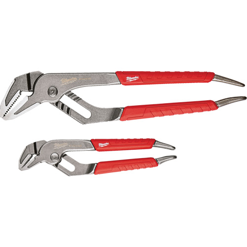 6" & 10" Comfort Grip Straight Jaw Pliers Set, 2 Pieces Mukwa Safety Services