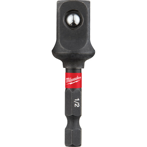 Adaptateur de douille &agrave; chocs Shockwave, 1/4" Prise, Dimension m&acirc;le 1/2", Sph&eacute;rique, 2" lo Mukwa Safety Services