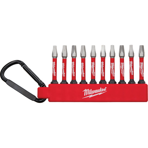 Shockwave Impact Driver Bit Set, Square, #2, 1/4" Drive Mukwa Safety Services