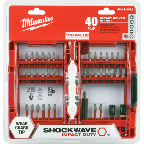 40-Piece Shockwave Impact Duty Driver Bit Set Mukwa Safety Services