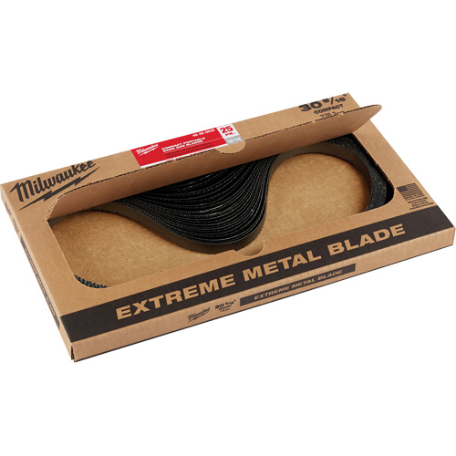 Lames-ruban pour coupes de m&eacute;taux extr&ecirc;mes, Acier rapide, 30-9/16" lo x 1/2" la x &eacute;paisseur 0,02", 8/10 dents par pouce Mukwa Safety Services