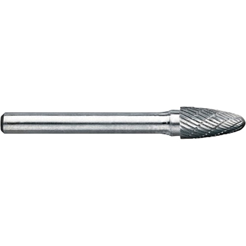 DRILLCO Magnum Double Cut Solid Carbide Burr, SG-3, 3/8" Dia., 1/4" Shank, 3/4" Depth of Cut Mukwa Safety Services