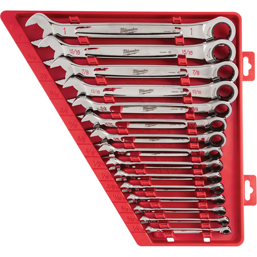 Ratcheting Wrench Set, Combination, 15 Pieces, Imperial Mukwa Safety Services