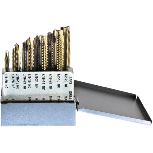 DRILLCO Tap Set, 10 Pieces Mukwa Safety Services