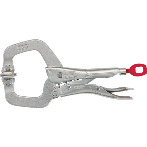 Torque Lock Locking Pliers with Swivel Jaws, 6" Length, C-Clamp Mukwa Safety Services